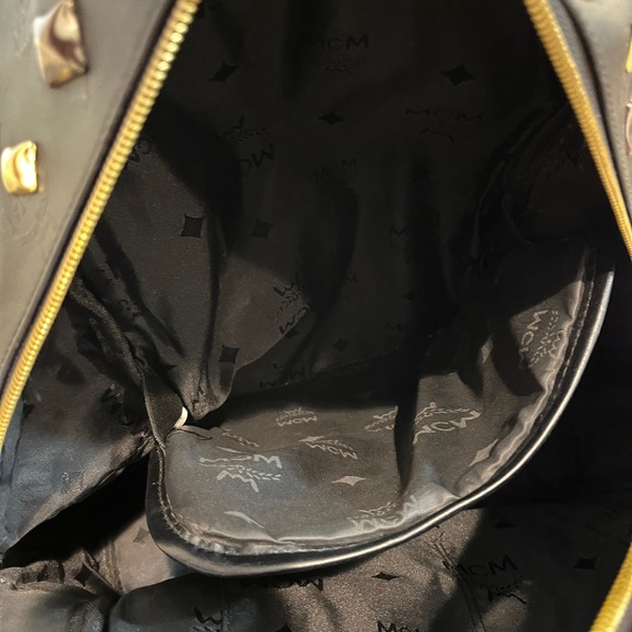 EUC Large MCM LEATHER Backpack - Picture 13 of 16